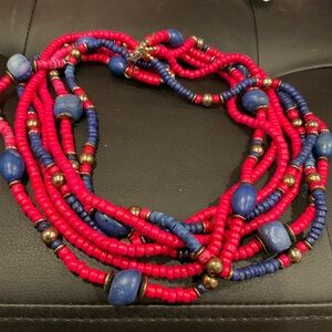 Vintage wooden necklace